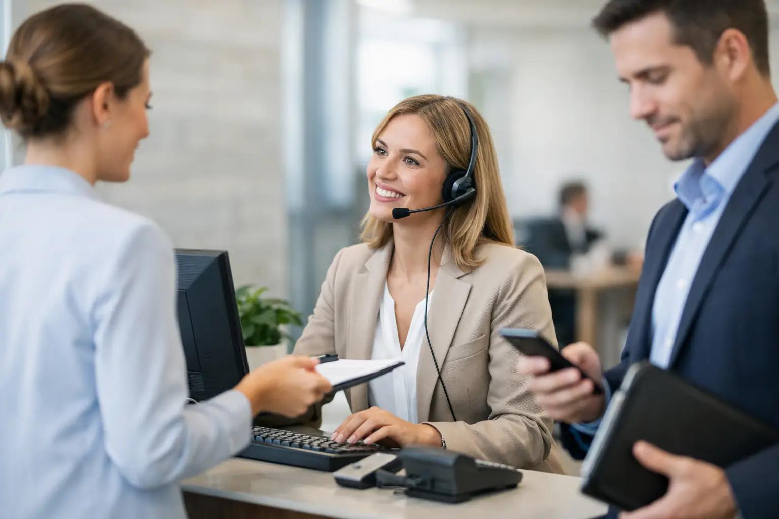 How Reception Support Saves Time at Work